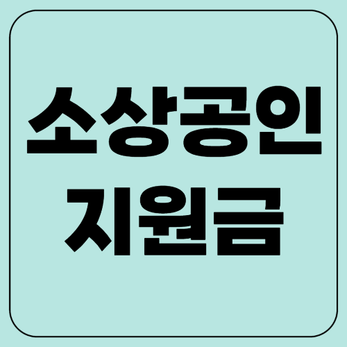 2025년 소상공인 정부 지원금 총정리! 창업자 필수 혜택