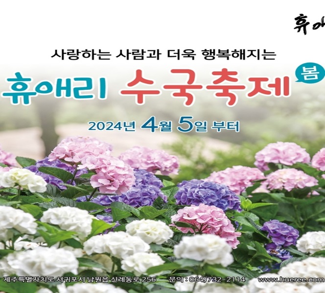 휴애리 봄 수국 축제 (출처:한국관광공사)