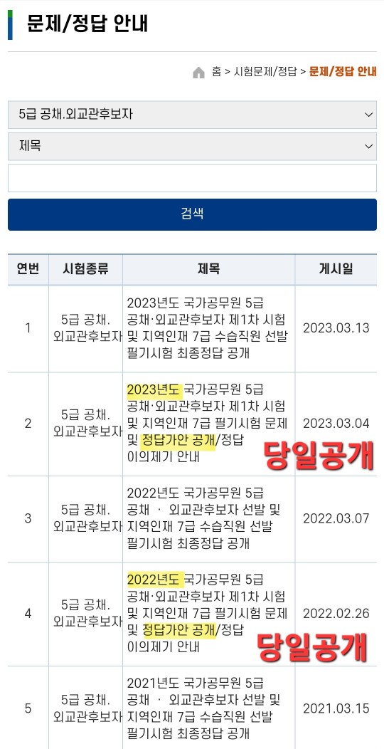 2024-5급공채-1차시험-가답안