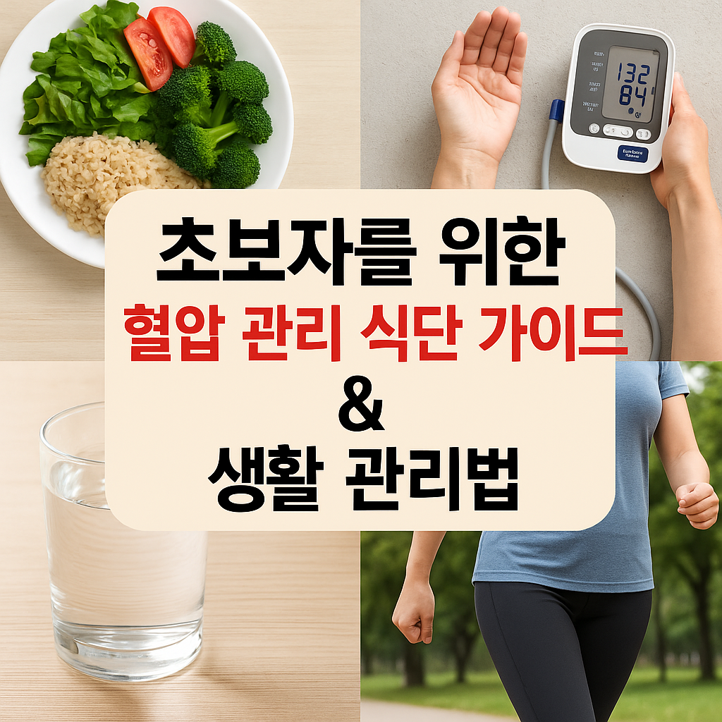 혈압 관리 식단