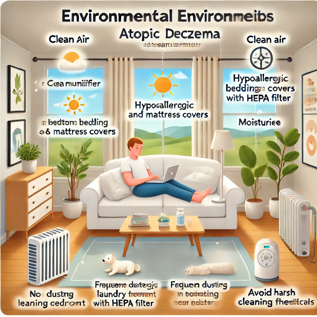 아토피 피부염 완화에 도움 되는 환경 관리법