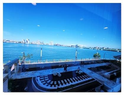 청초수 물회 전경