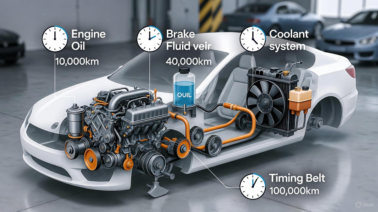 자동차 소모품 관련 사진