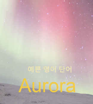 예쁜 영어단어 뜻과 발음, 짧고 아름다운 예쁜 영어단어 확인