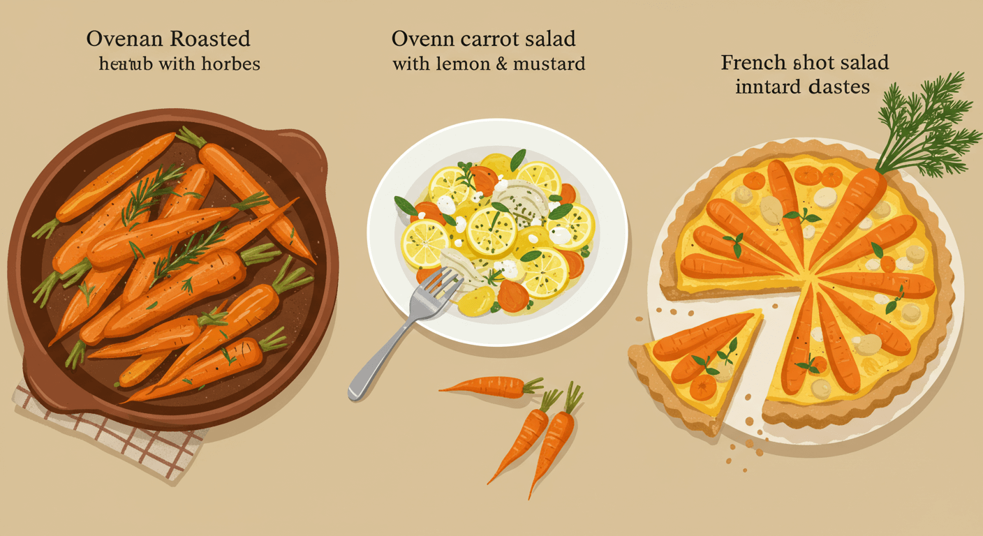 일상에서 쉽게 활용할 수 있는 유럽식 당근 레시피