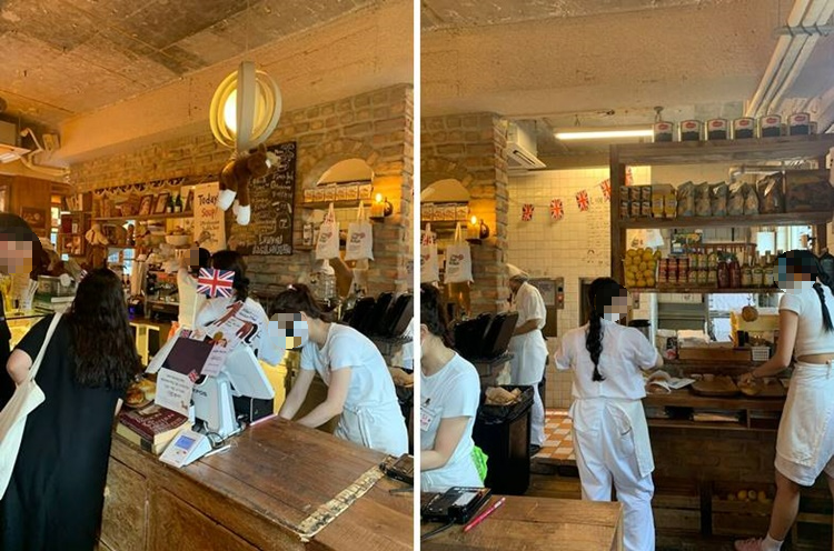 계싼하는 곳과 포장해주시는 직원분들