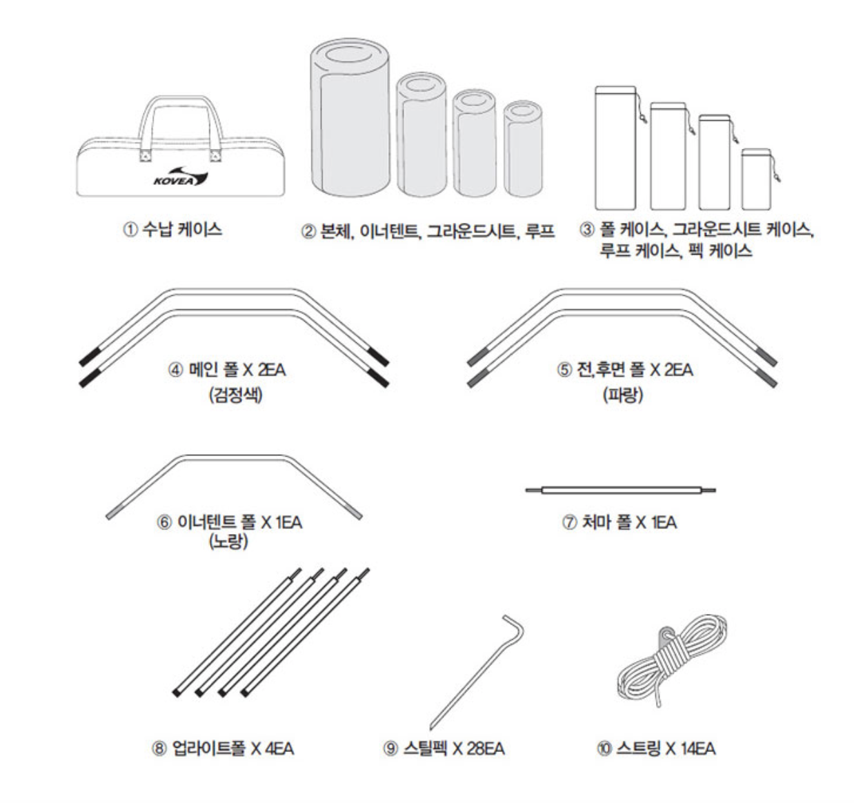 코베아 카바나 텐트 이미지5