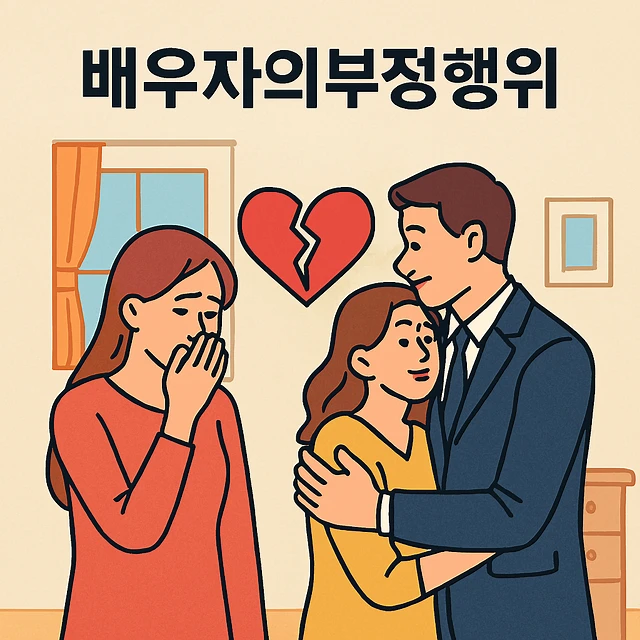 친생부인, 배우자의부정행위