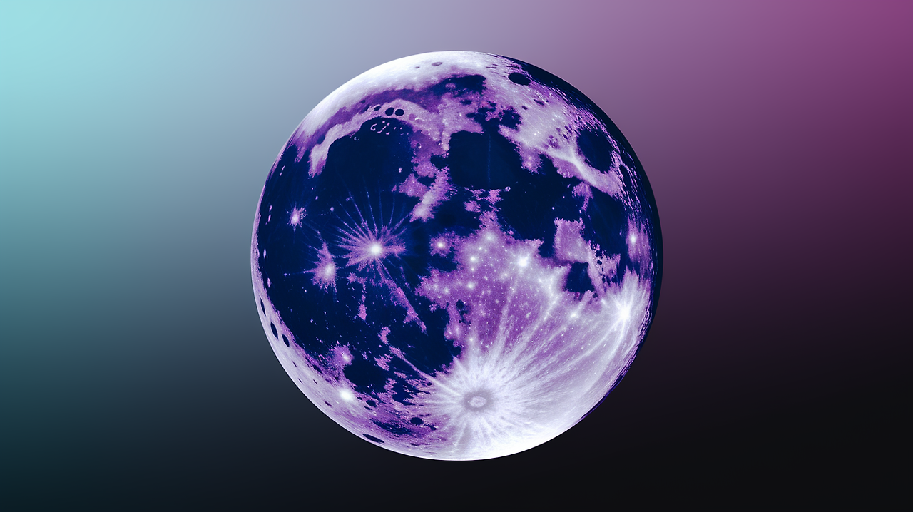 지구에서 바라본 달의 모습