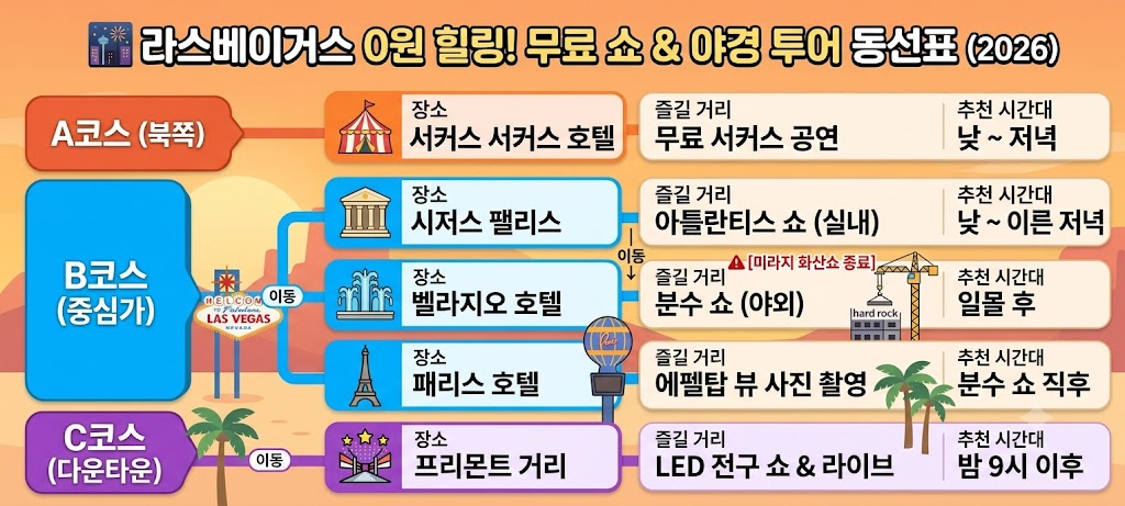 라스베가스 완벽 투어 동선
