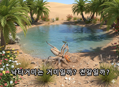 낙타거미는 거미일까? 전갈일까?