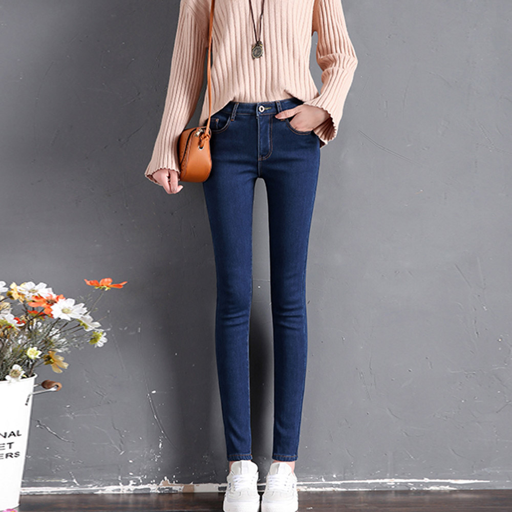 기모스키니진 밍크스키니진 겨울데님팬츠 밍크