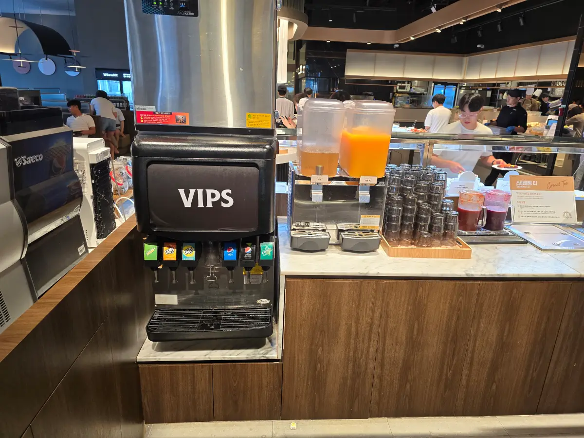 빕스 샐러드바 사진: 음료