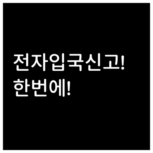 중국 전자 입국신고서 작성부터 제출까..