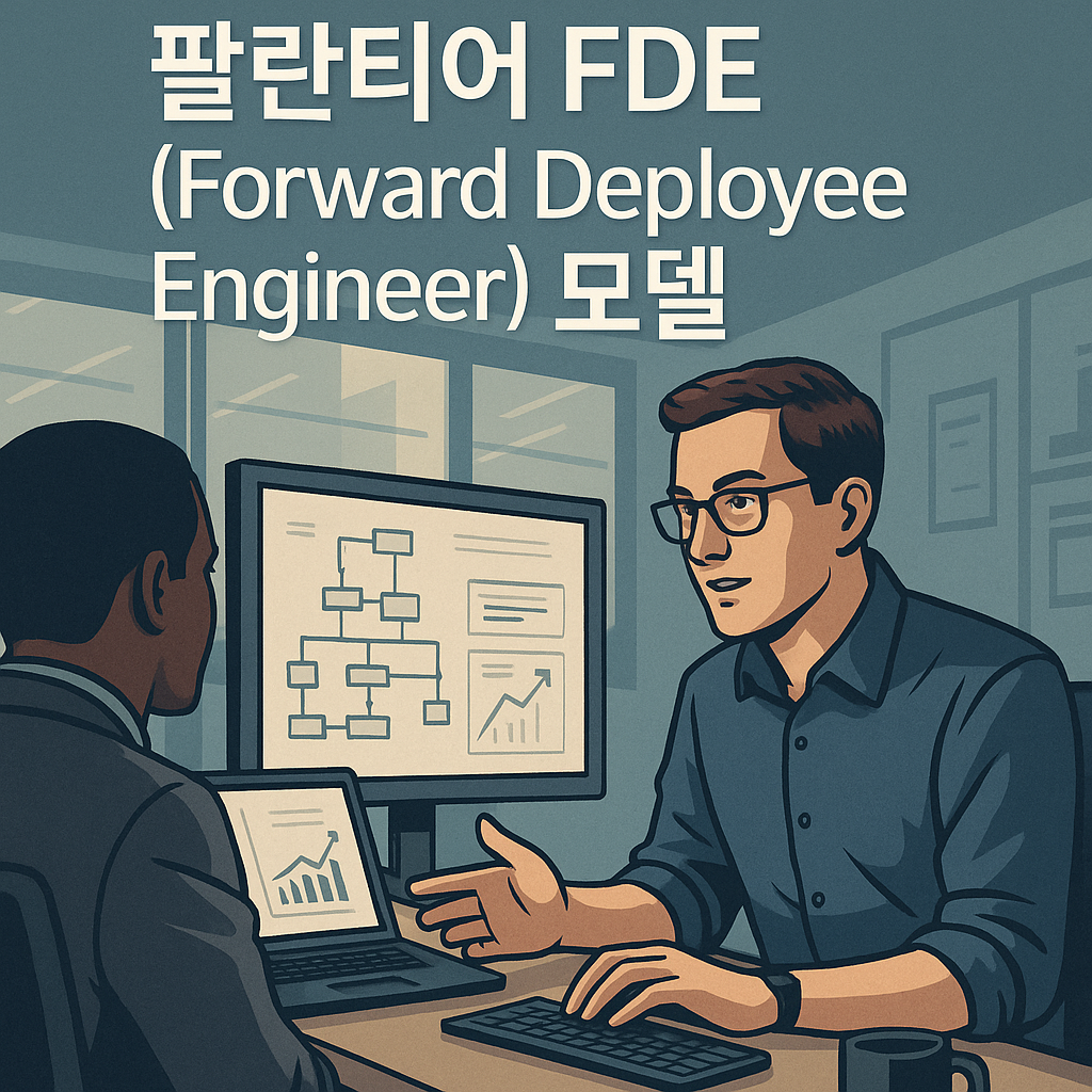 팔란티어 FDE(Forward Deployed Engineer) 모델: 고객 현장에서 문제를 풀어내는 ‘전장형 엔지니어링’의 실체