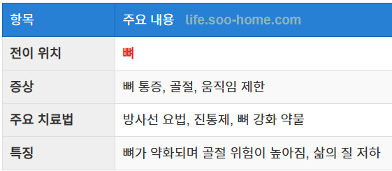 뼈 전이