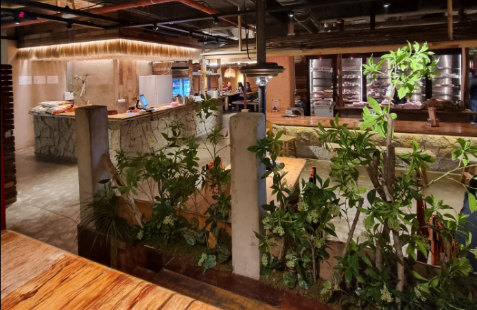 대구 맛집 '청춘 삼겹살' 실내 전경