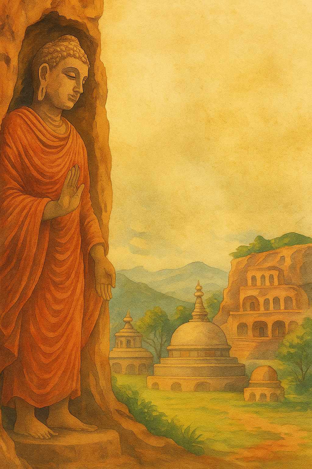 불교미술의 색채 상징 관련 이미지