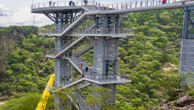 소금산 출렁다리 타워