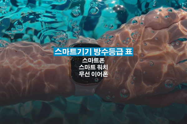 방수등급표