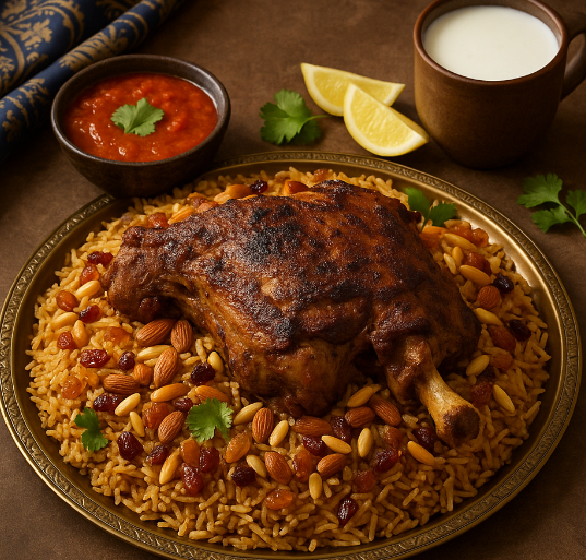 사우디아라비아 전통 음식 카브사 사진관련