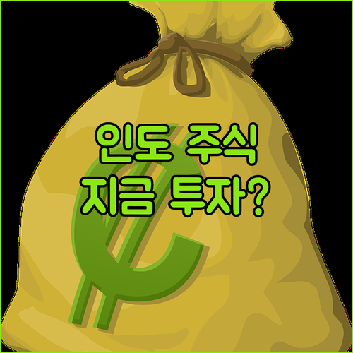 인도 주식 투자, 지금 들어가도 될까