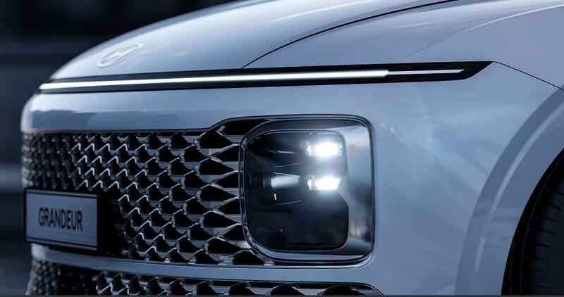 현대-그랜저-전면램프