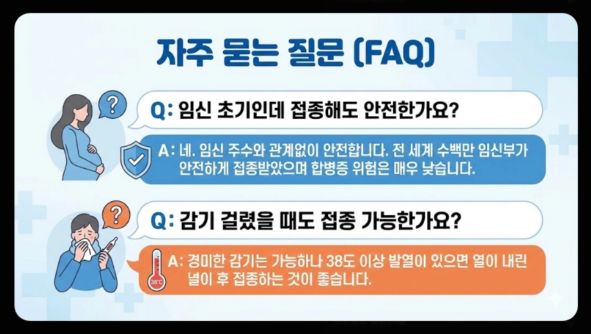독감무료접종 대상자,접종일정,접종가능병원 3분확인