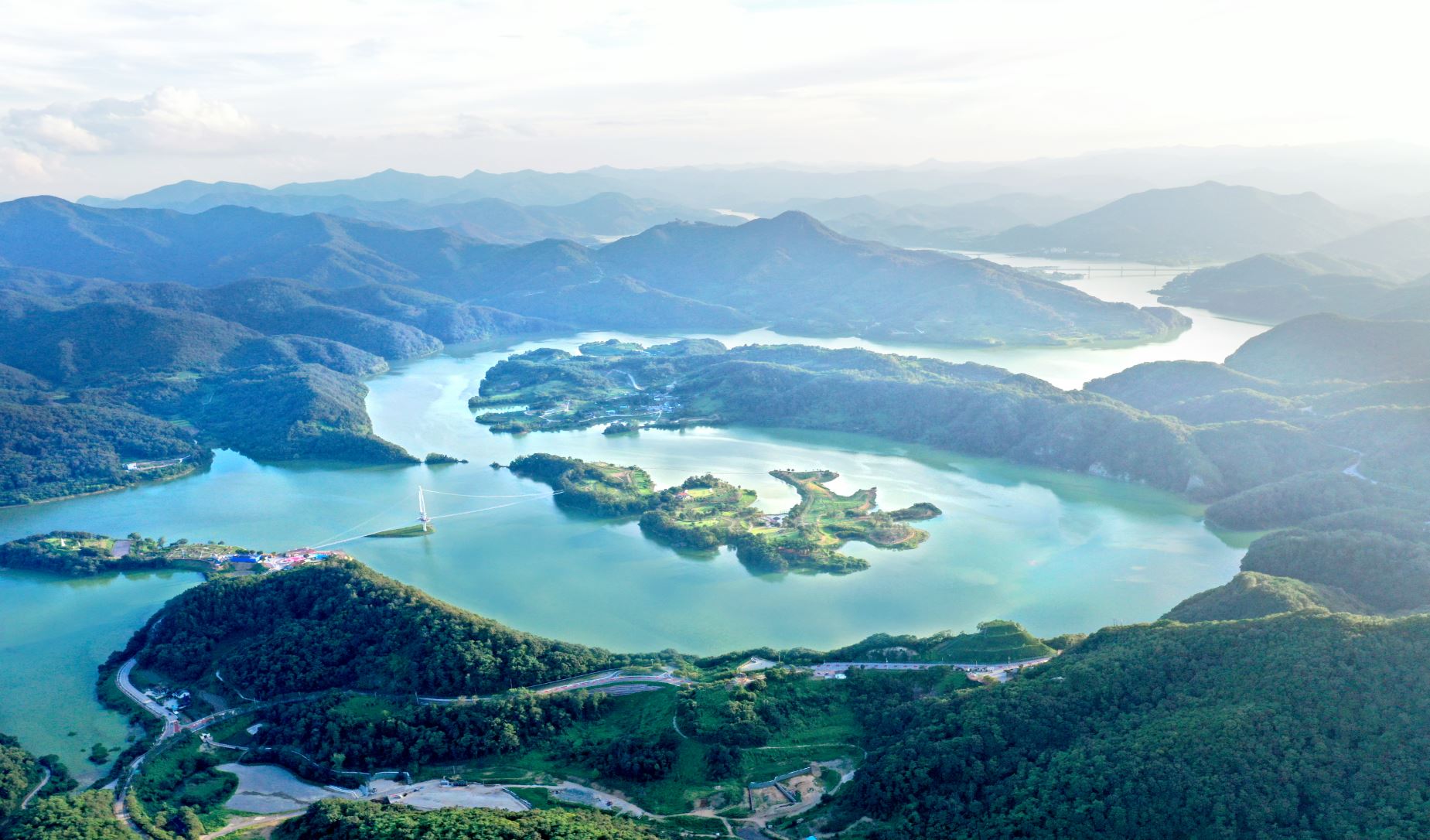 임실 옥정호 출렁다리 붕어섬 생태공원