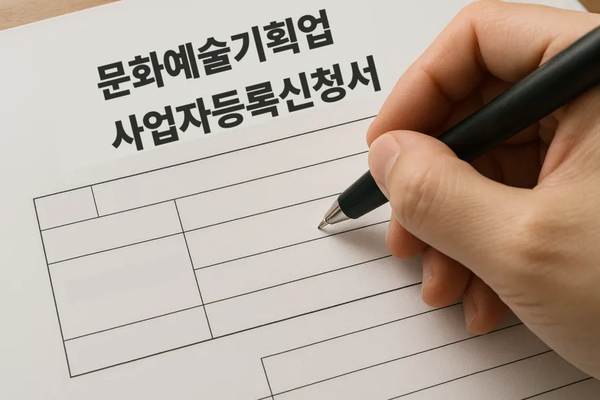 대중문화예술기획업 등록