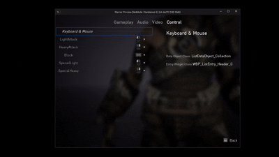 [Unreal / C++] AAA급 UI 만들기 ControlTab - IInputProcessor 이용하여 키 변경하기 + AddTicker 사용하는 이유