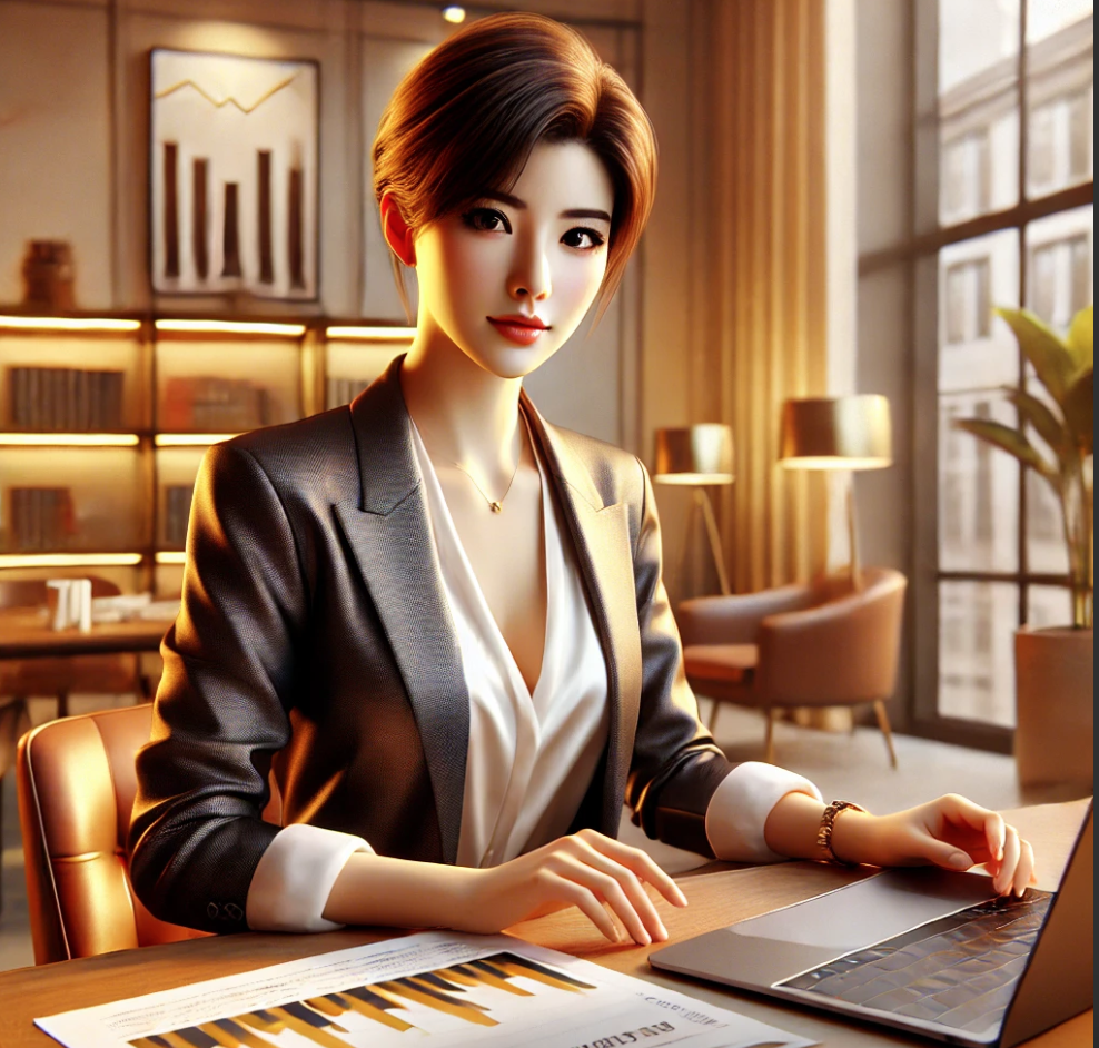 REITs 투자 시작하는 30대 미혼 여성 이미지