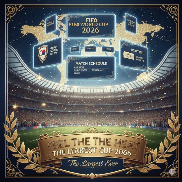 2026 FIFA 월드컵의 분위기를 표현한 이미지