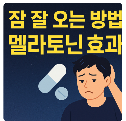 잠 잘 오는 방법과 멜라토닌의 효과