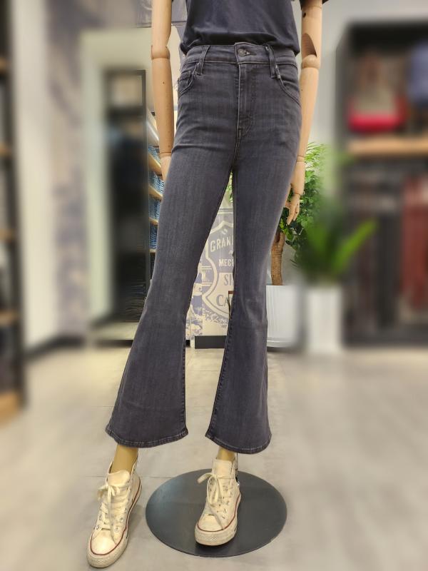 리바이스 여성 726 하이웨스트 부츠컷 흑청바지 A34100003