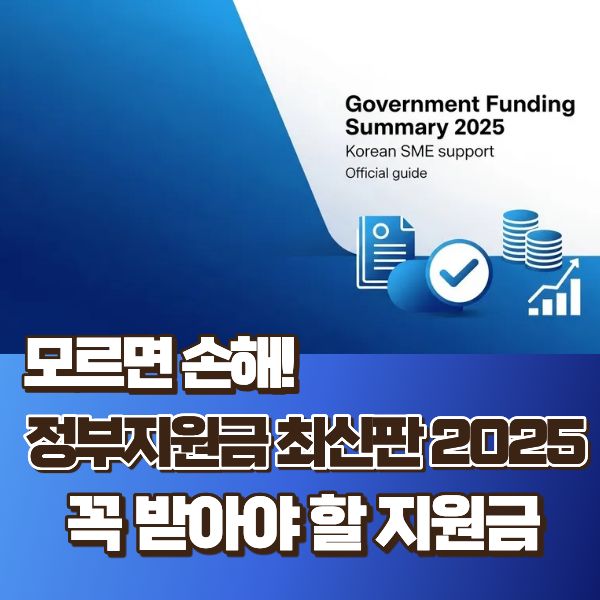 2025 정부지원금 총정리