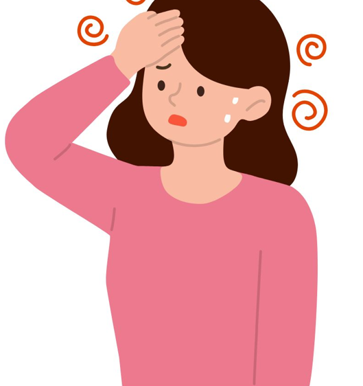 어지럽고 속이 울렁거림