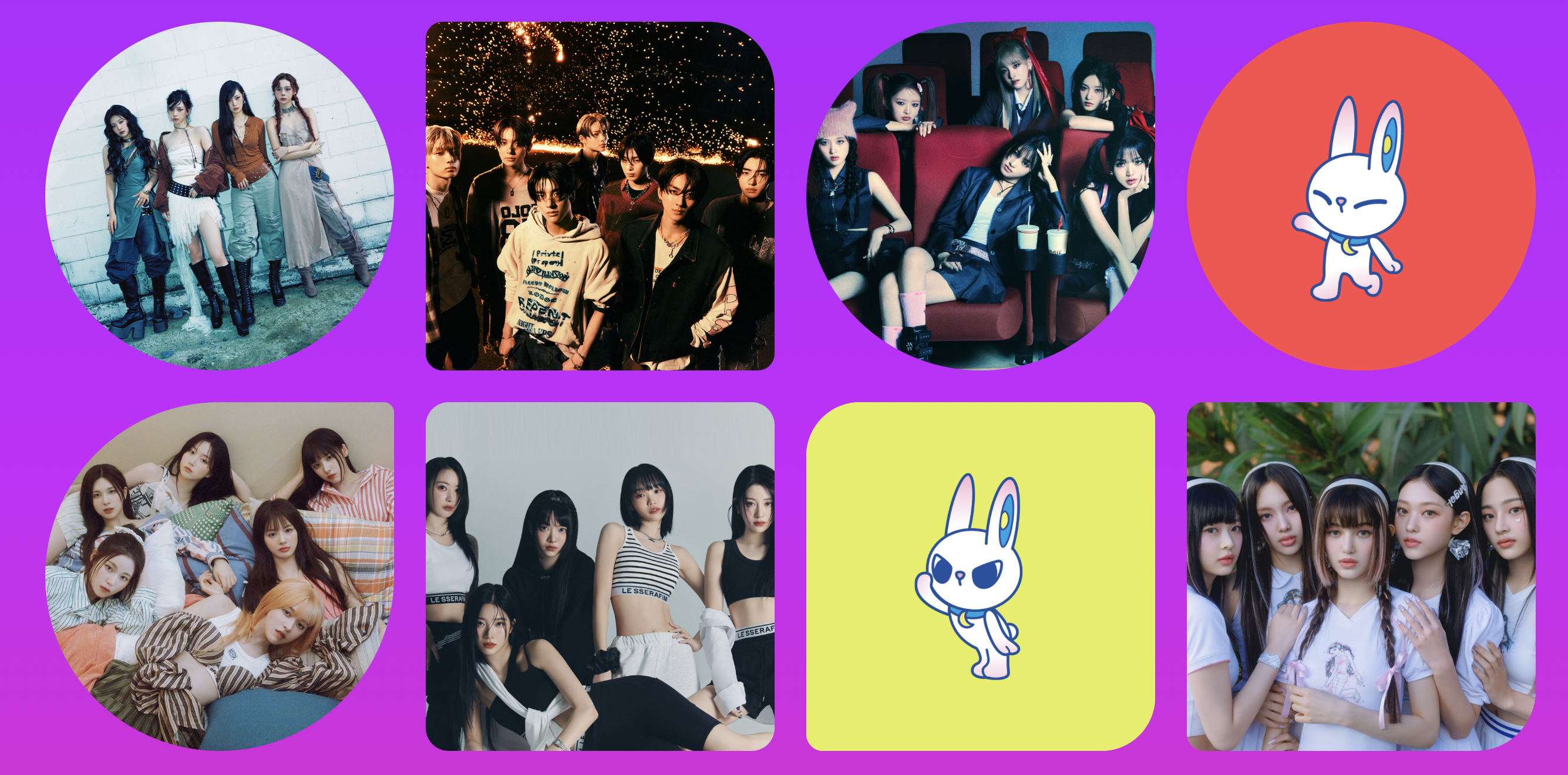 에스파/ 엔하이픈/ 아이브/ 엔믹스/ 르세라핌/ 뉴진스