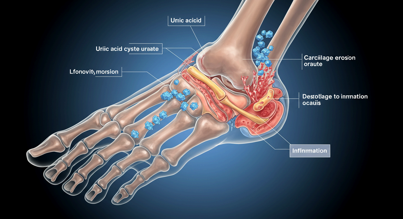 통풍 증상, 통풍에 해로운 음식, 통풍약 부작용 (+요산 정상수치)