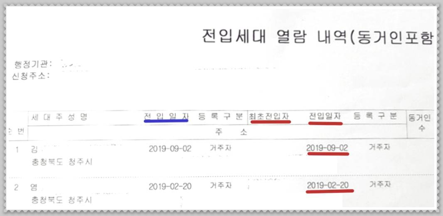 대법원인터넷경매전입세대열람전입세대발급