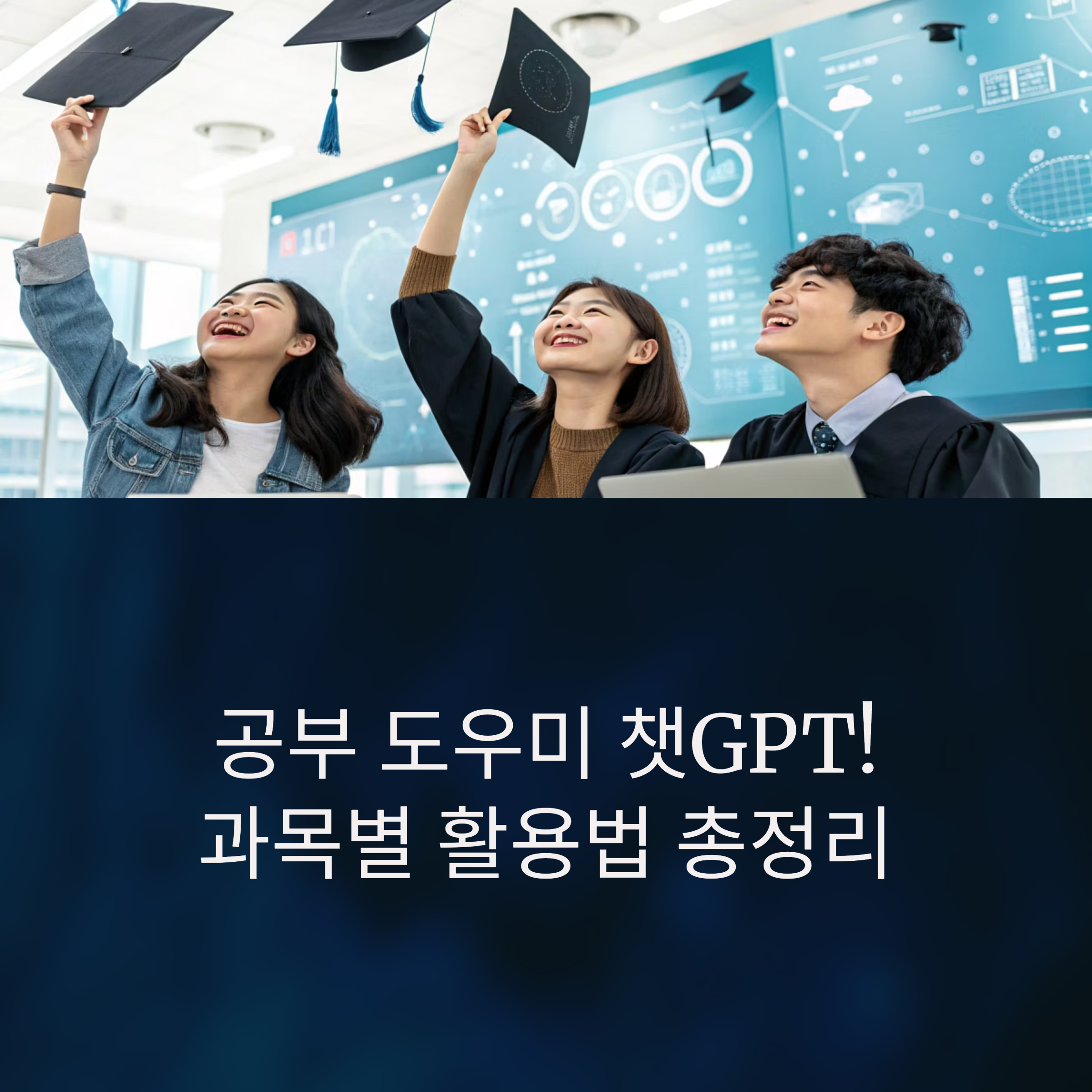 공부 도우미 챗GPT! 과목별 활용법 총정리 썸네일 이미지