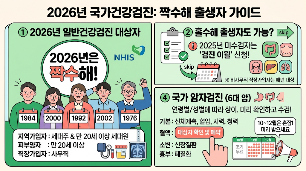 2026 건강검진 대상자 조회
