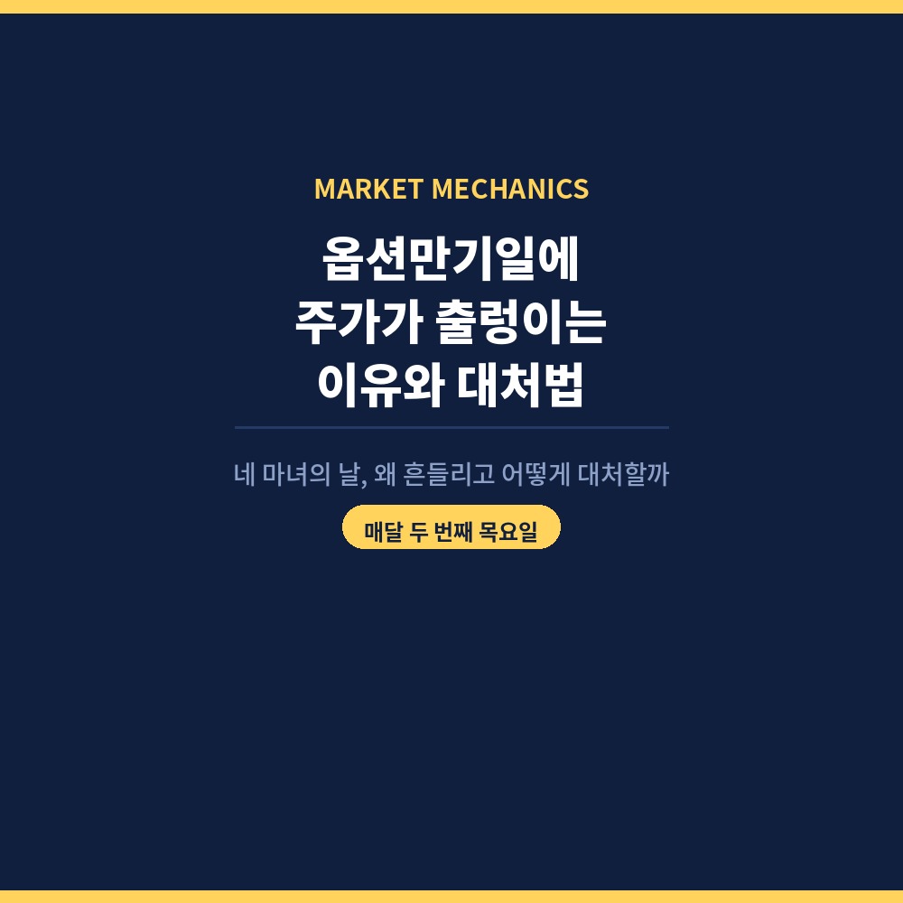 옵션만기일에 주가가 출렁이는 이유와 대처법