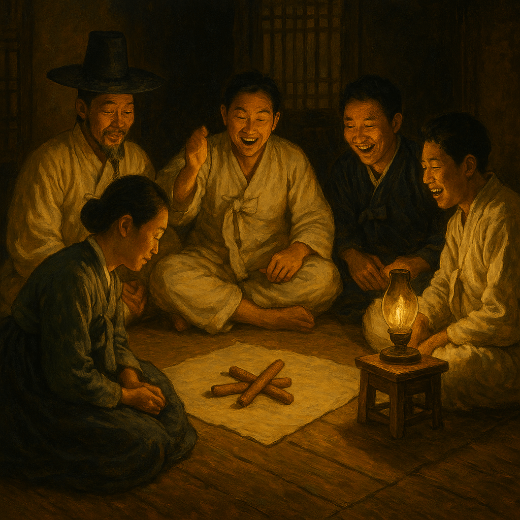 사랑방 윷놀이 밤