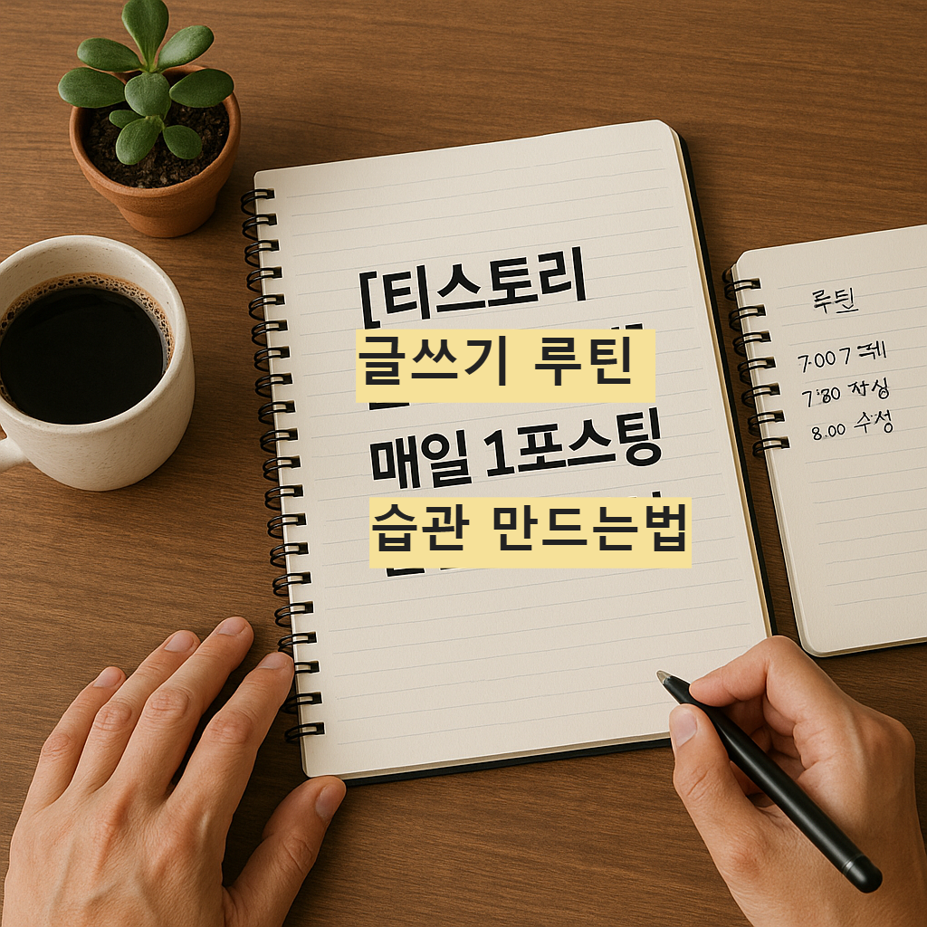 글쓰기 루틴 표 이미지