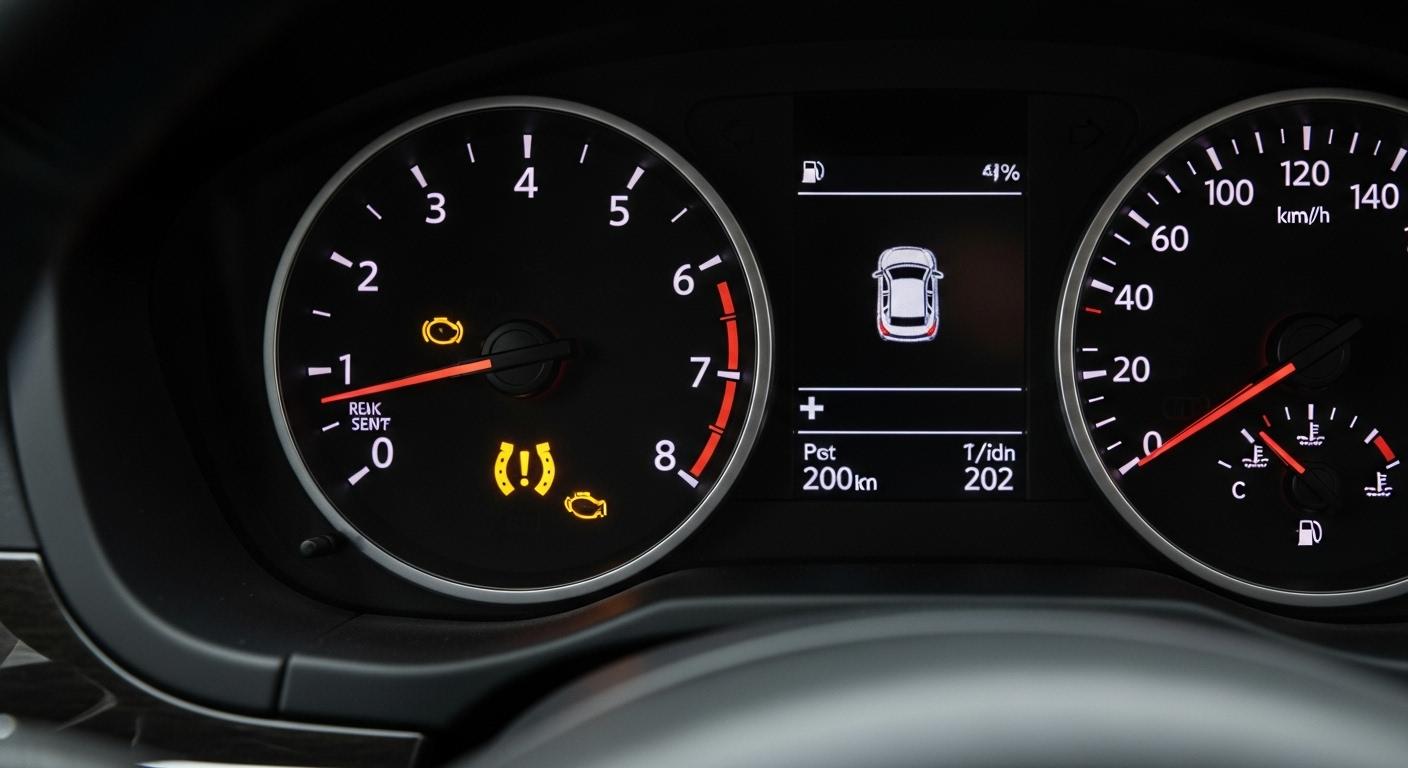 자동차 타이어 공기압 경고등