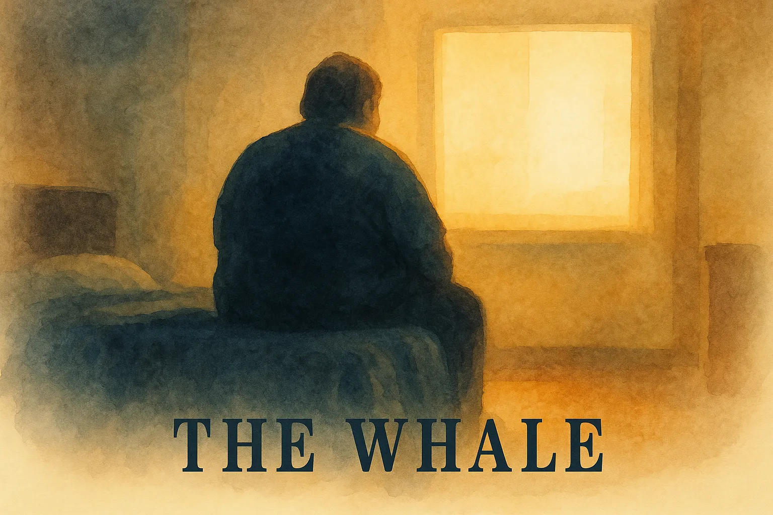 영화 더 웨일 일러스트 이미지