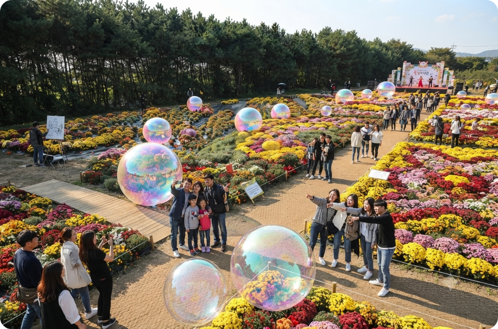 인천 드림파크 국화축제 이미지
