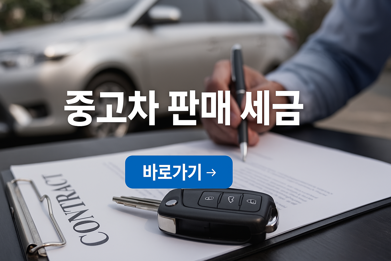 중고차 판매 세금 사진