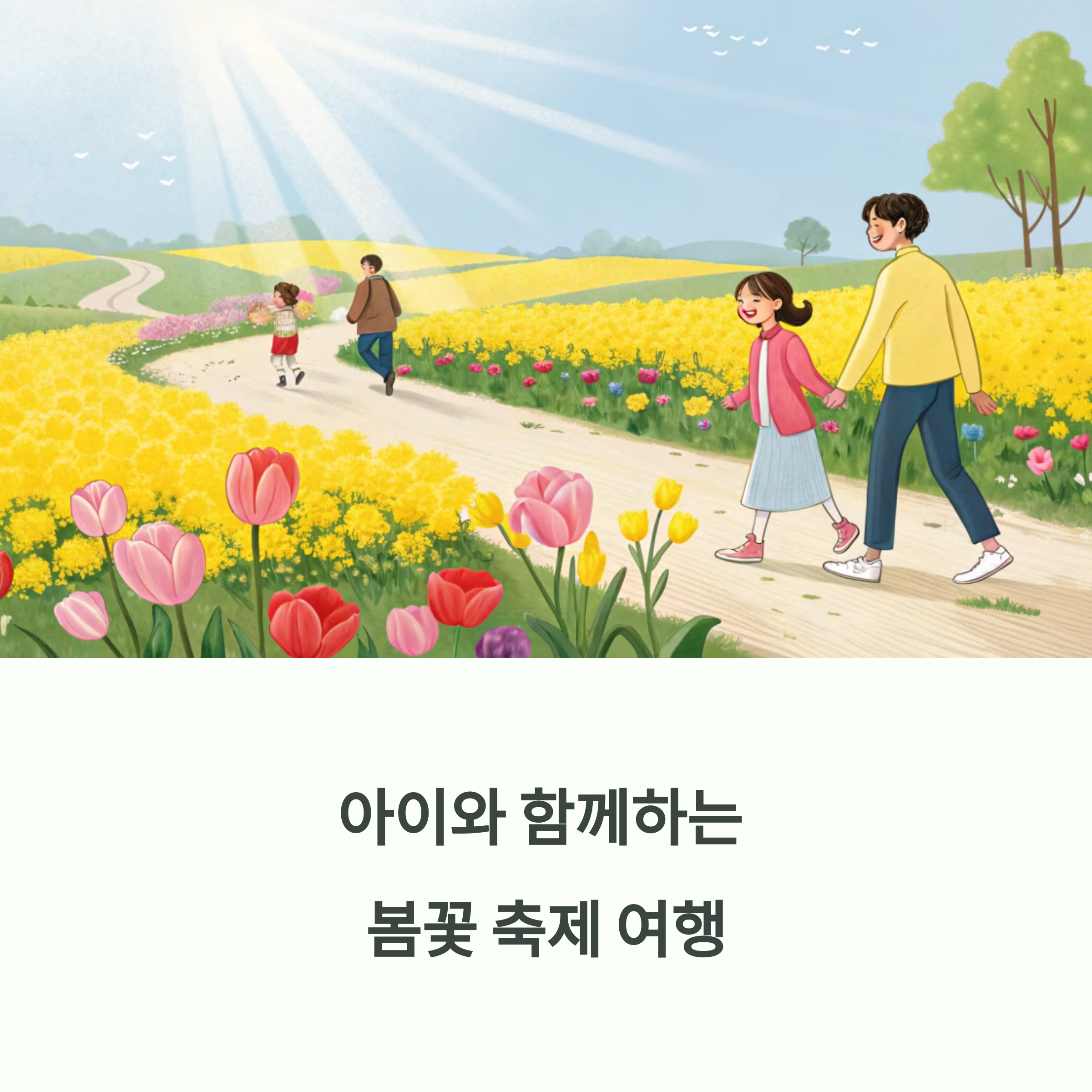 아이와 함께 4월 넷째 주 꽃축제 가볼만한 곳: 완벽한 가족 나들이 가이드